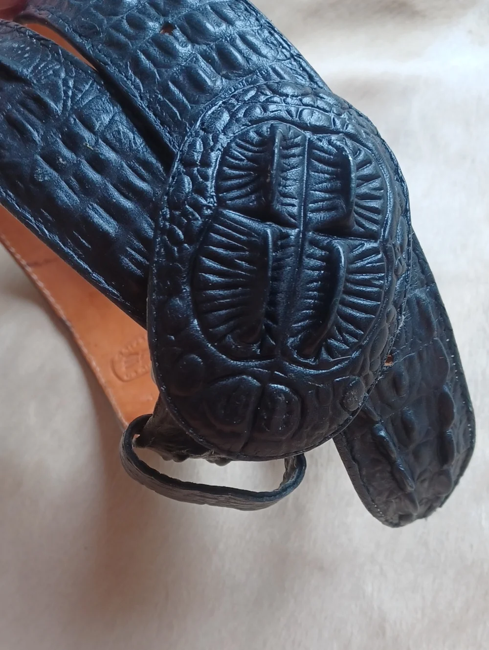 Mexican Lratger Aligator Belt